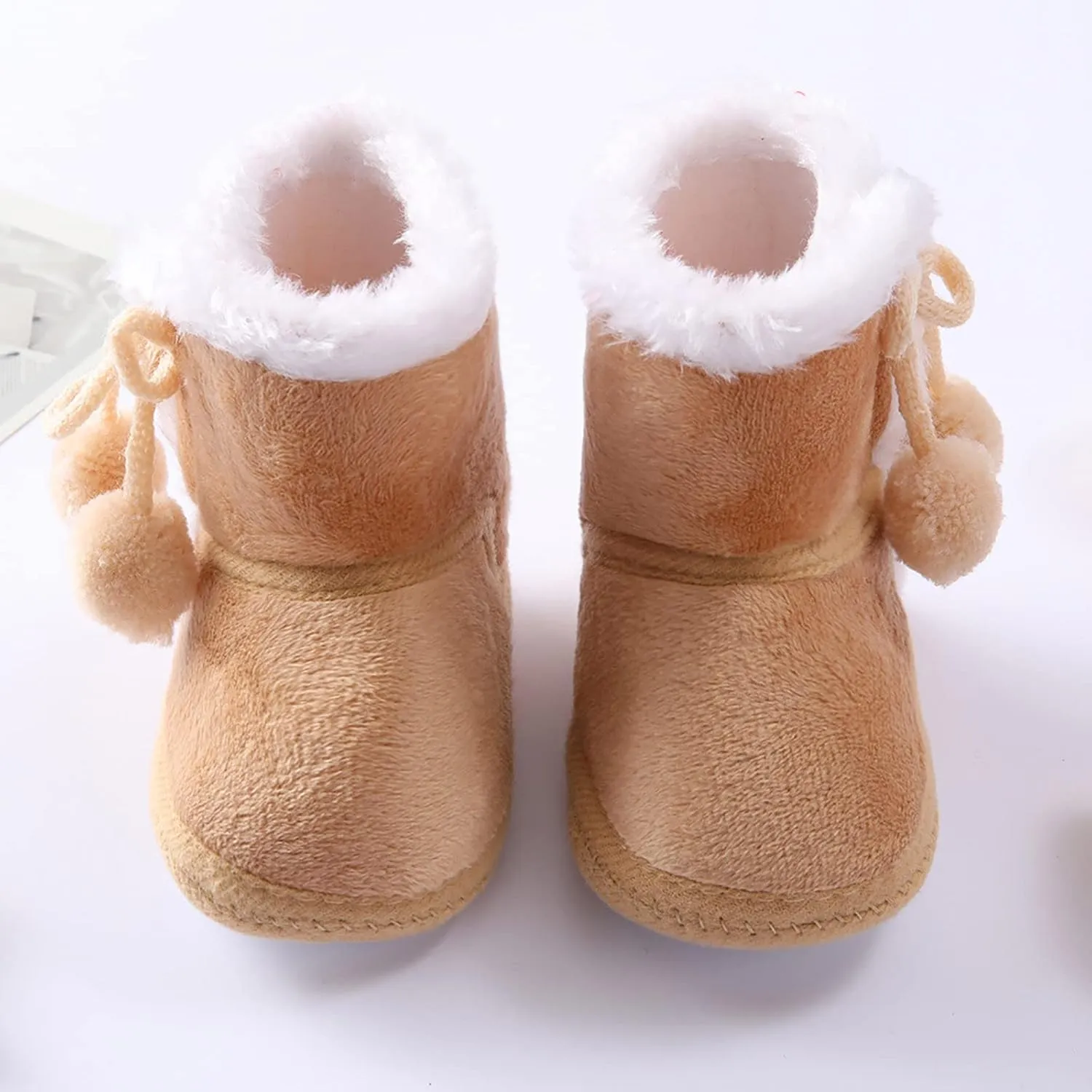 0-15Months Infant Baby Boys Girls Winter Snow Boots Anti-Slip Soft Sole Outdoor Newborn Nursling Crib Shoes