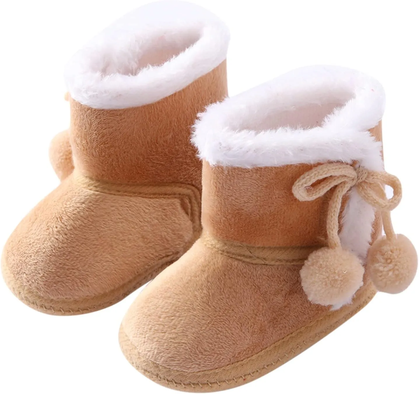 0-15Months Infant Baby Boys Girls Winter Snow Boots Anti-Slip Soft Sole Outdoor Newborn Nursling Crib Shoes
