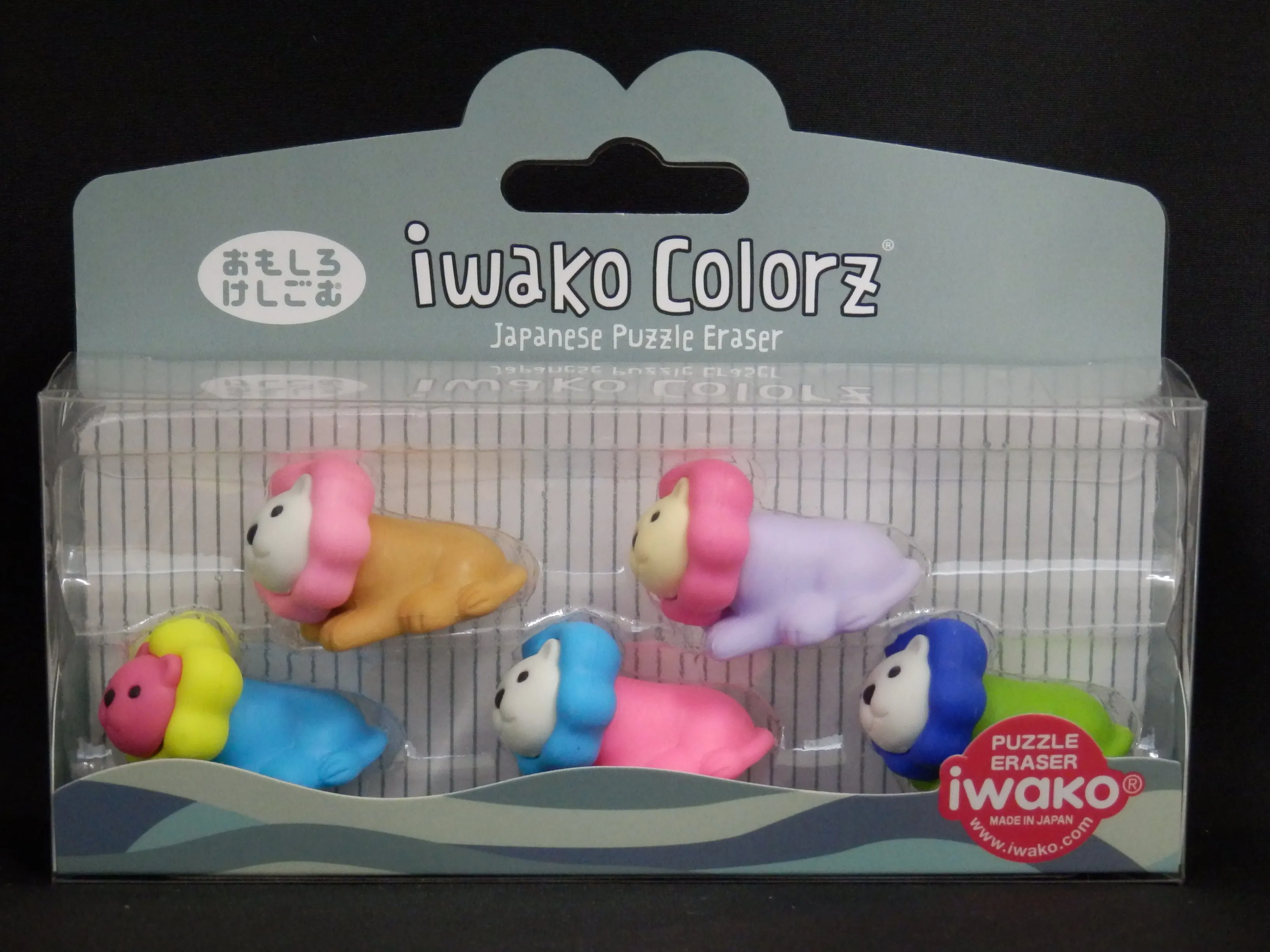 38458 Iwako Colorz Lion -12 boxes