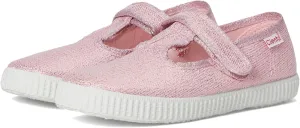 50013  Ideal for Infants, Toddlers, and Little Kids  Textile Fabrication  Round Toe Pink Sparkle 18 (US 3 Infant) M