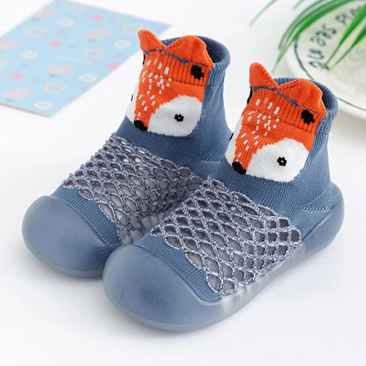 6t Shoe Girl Infant Boys Girls Animal Prints Cartoon Shoes Toddler Breathable Mesh The Floor Non Slip Mes Shoes Size