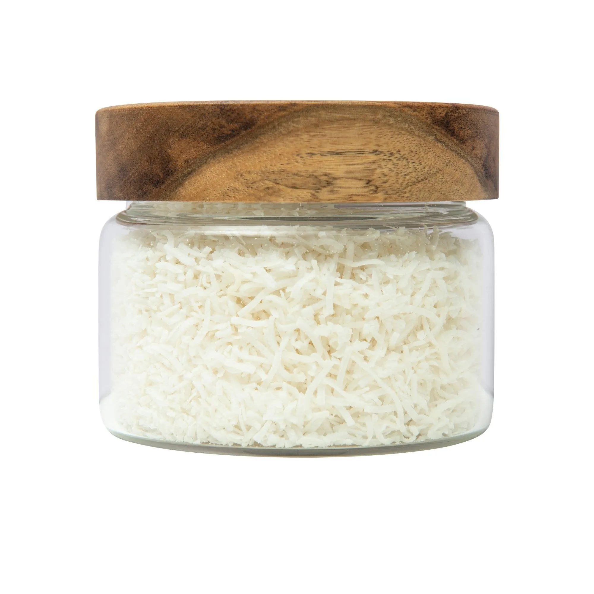 Acacia Glass Jar Deluxe Pantry Organisation Pack