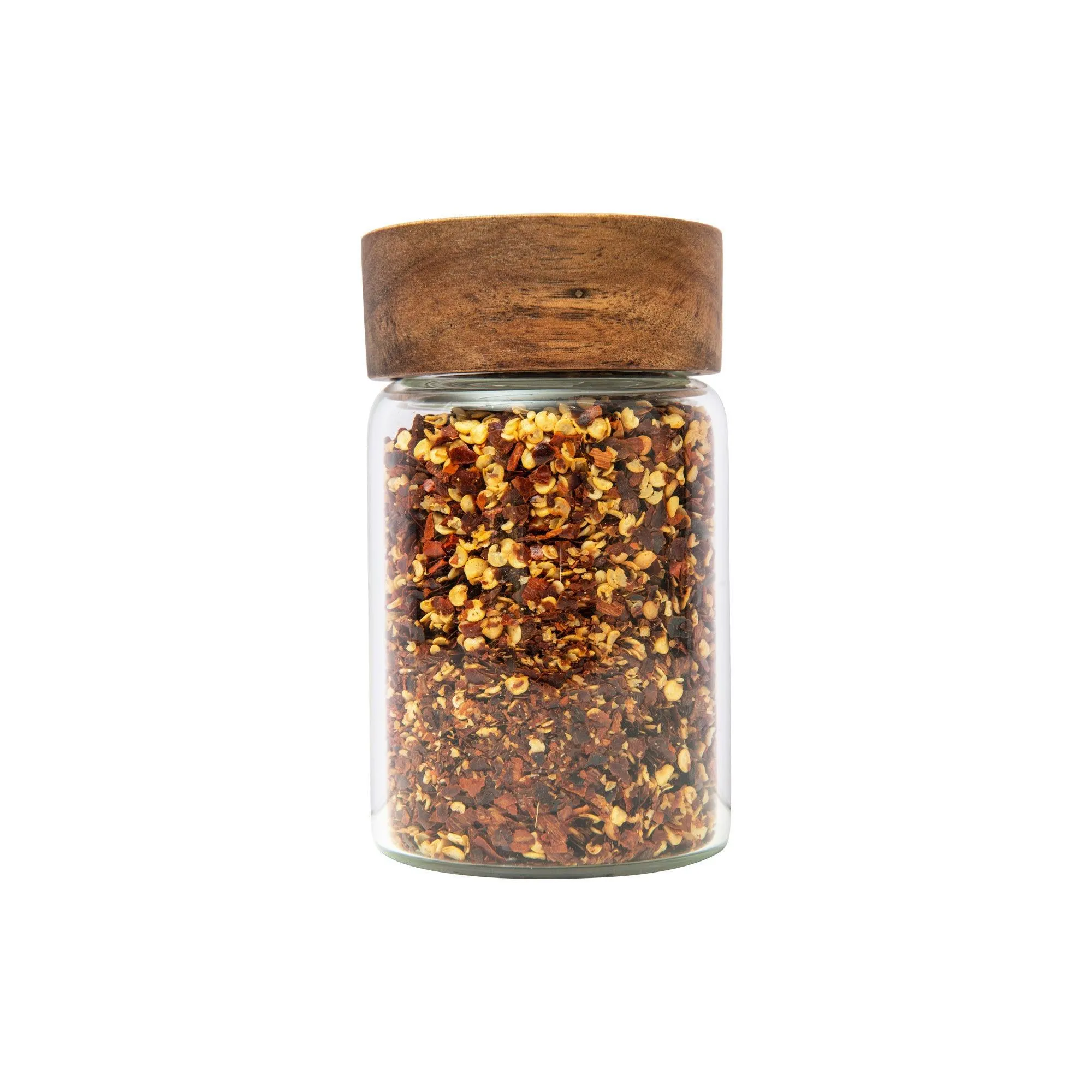 Acacia Glass Jar Deluxe Pantry Organisation Pack