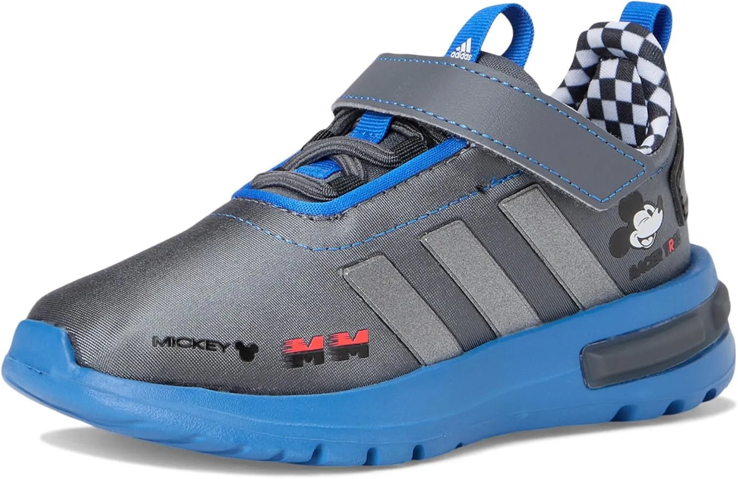 adidas Baby-Boy's Mickey Mouse Racer Tr 23 Elastic Lace Sportswear Shoes (Toddler) Sneaker