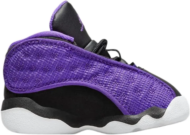 Air Jordan 13 Retro Purple Venom Infant Toddler Lifestyle Shoes (Black/Purple)
