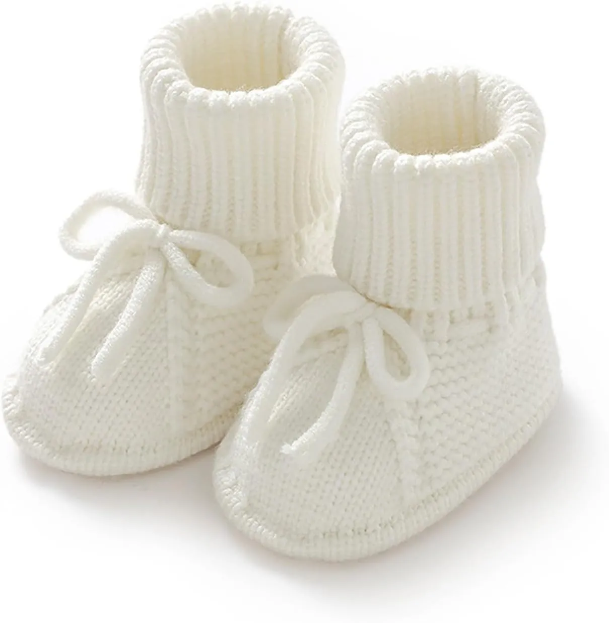 Baby Booties Newborn Sock Boots Knitting Crochet Fr Infant Boy Girl Cozy Shoes Indoor Breathable Walking Shoes