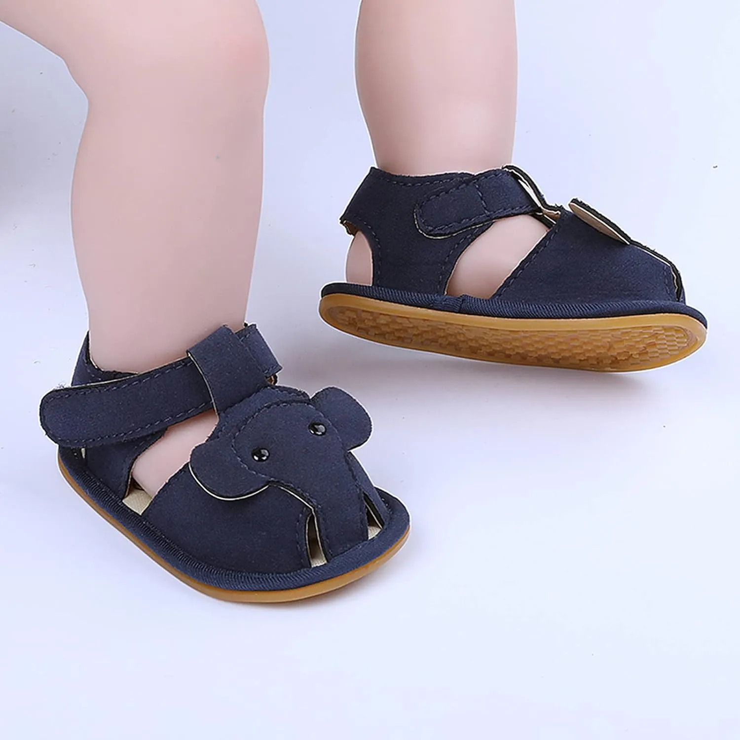 Baby Boy and Unisex Sandals Shoes for Infant/Toddlers First Walkers Prewalkers Soft Anti-Slip Sole (Blue, 9-18 Months)
