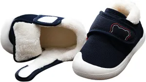 Baby Boy Girl Sneakers Fall and Winter Soft Sole Non Slip Padded Cotton Shoes Lightweight Infant Baby Girl Shoes Size 1