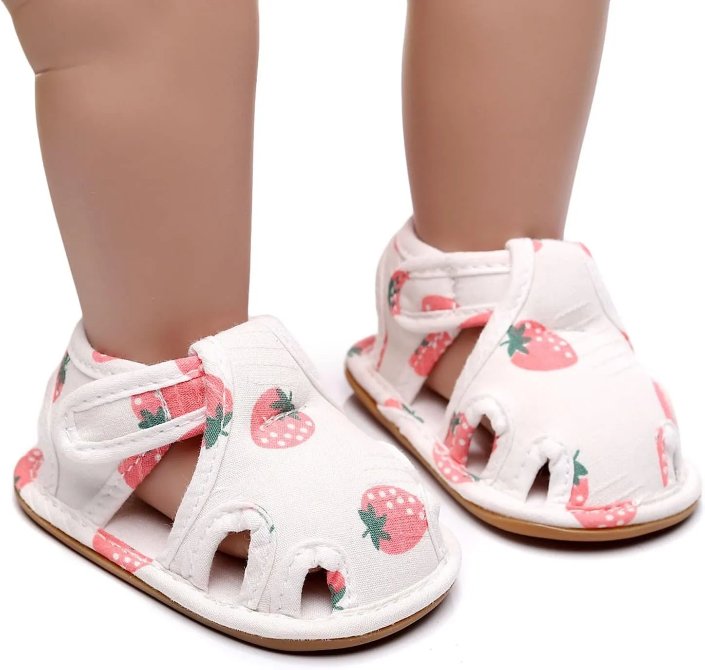 Baby Boy Sandal Infant Toddler Shoes Soft Sole Non Slip Toddler Floor Shoes Fruit Strawberry Ballerina Shoes for Babies