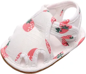Baby Boy Sandal Infant Toddler Shoes Soft Sole Non Slip Toddler Floor Shoes Fruit Strawberry Ballerina Shoes for Babies