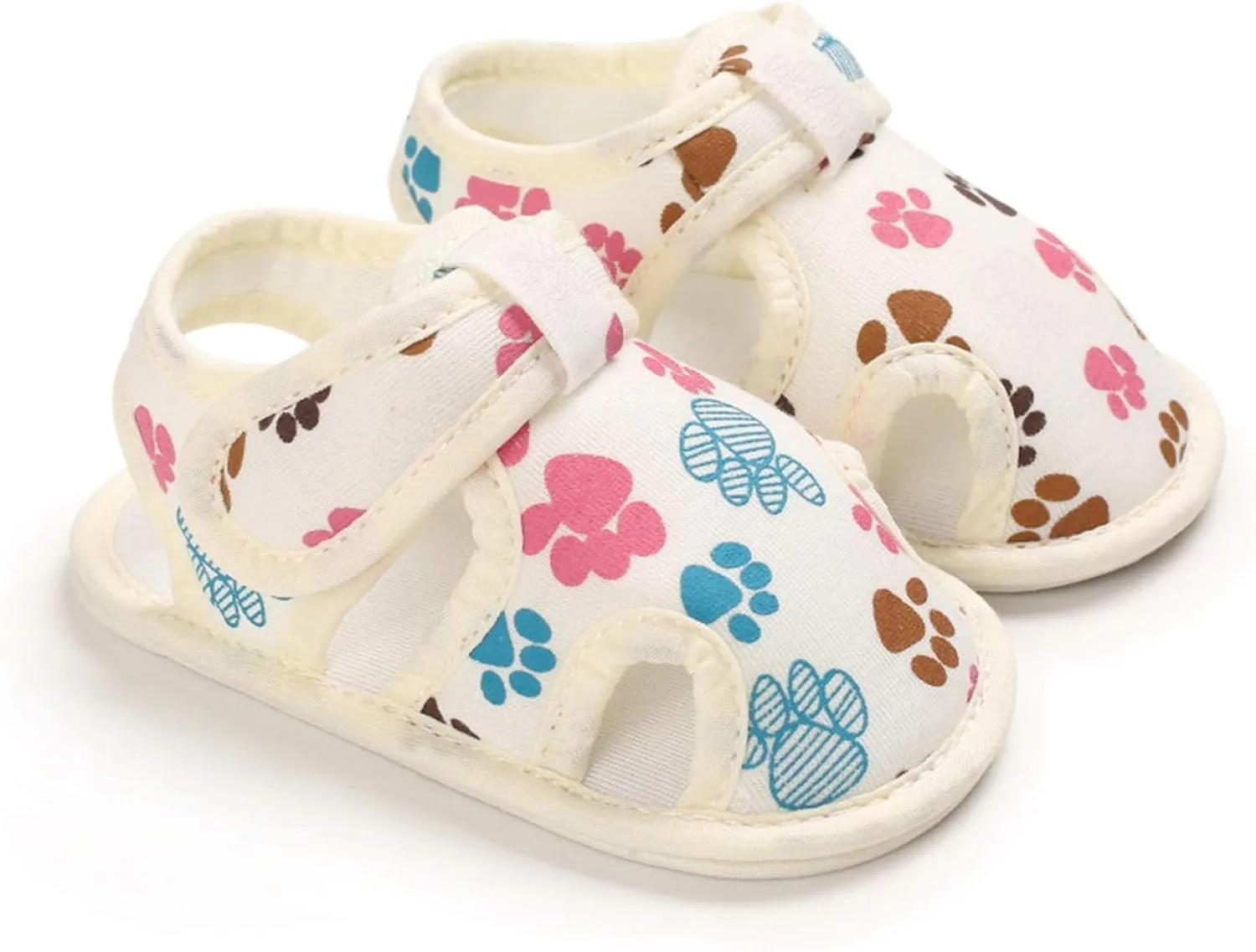 Baby Boys Girls Cartoon &Star Sandals Infant Outdoor Summer Beach Shoes Non Slip Soft Sole Toddler First Walker