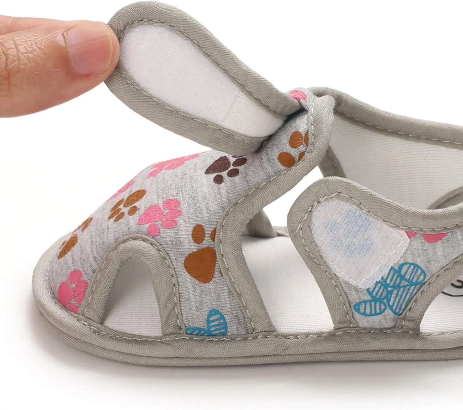 Baby Boys Girls Cartoon &Star Sandals Infant Outdoor Summer Beach Shoes Non Slip Soft Sole Toddler First Walker