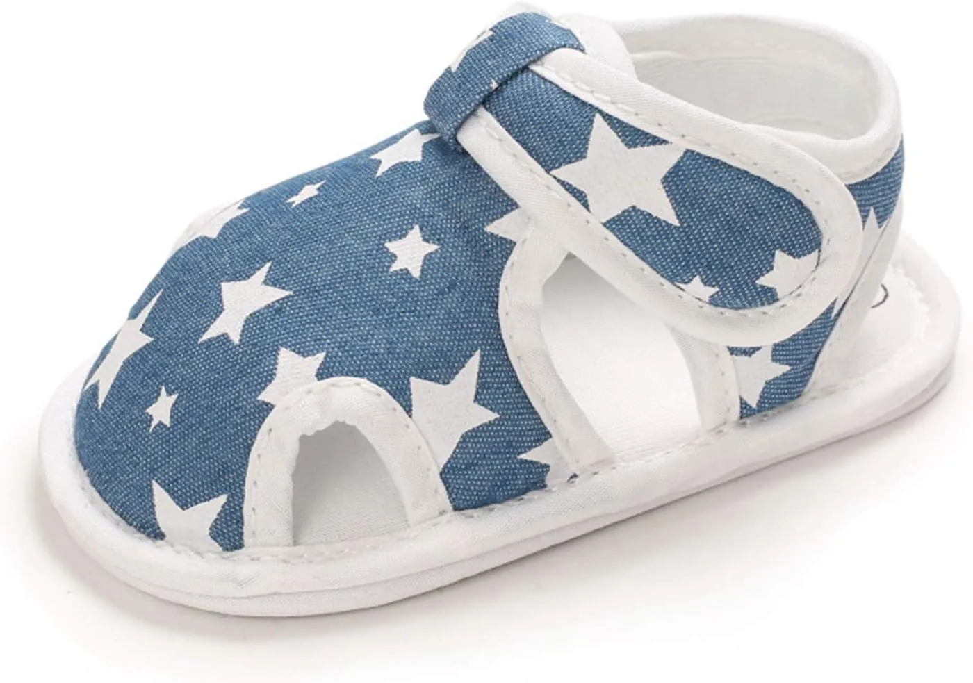 Baby Boys Girls Cartoon &Star Sandals Infant Outdoor Summer Beach Shoes Non Slip Soft Sole Toddler First Walker