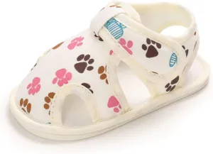 Baby Boys Girls Cartoon &Star Sandals Infant Outdoor Summer Beach Shoes Non Slip Soft Sole Toddler First Walker