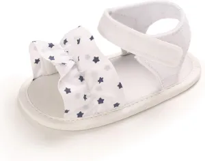 Baby Boys Girls Sandals Star Soft Non-Slip Rubber Sole Summer Infant Toddler Walking Shoes Flat Shoes First Walkers