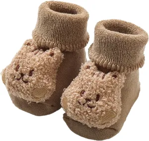 Baby Cute Cartoon Socks Shoess Cartoon Bear Shape Cute Baby Shoes Baby Soft Sole Shoes Baby Walking Shoes