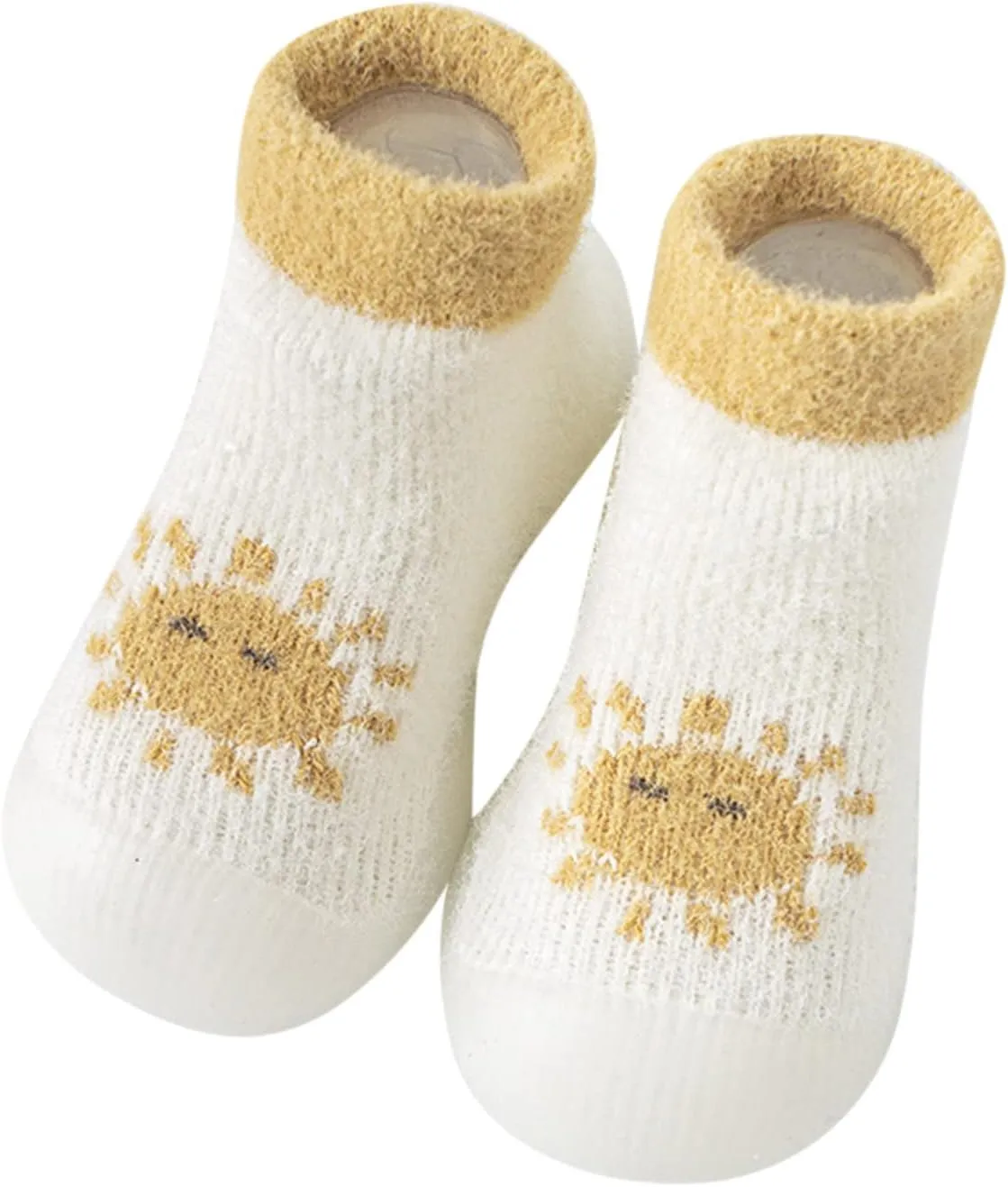 Baby Cute Pattern Socks Shoes Baby Boys Girls First Walking Shoes Cute Cartoon Warm Thickened Shoes Baby Sock Shoes