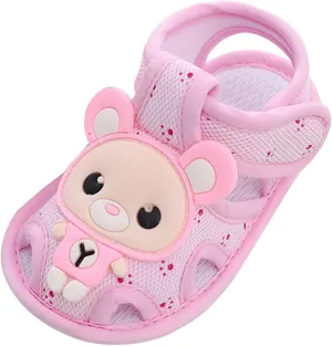 Baby Girl Boy Sandals Infant Toddler Shoes First Walkers Prewalkers Soft Sole Breathable Flat Shoes (Pink, 3.5 Infant)