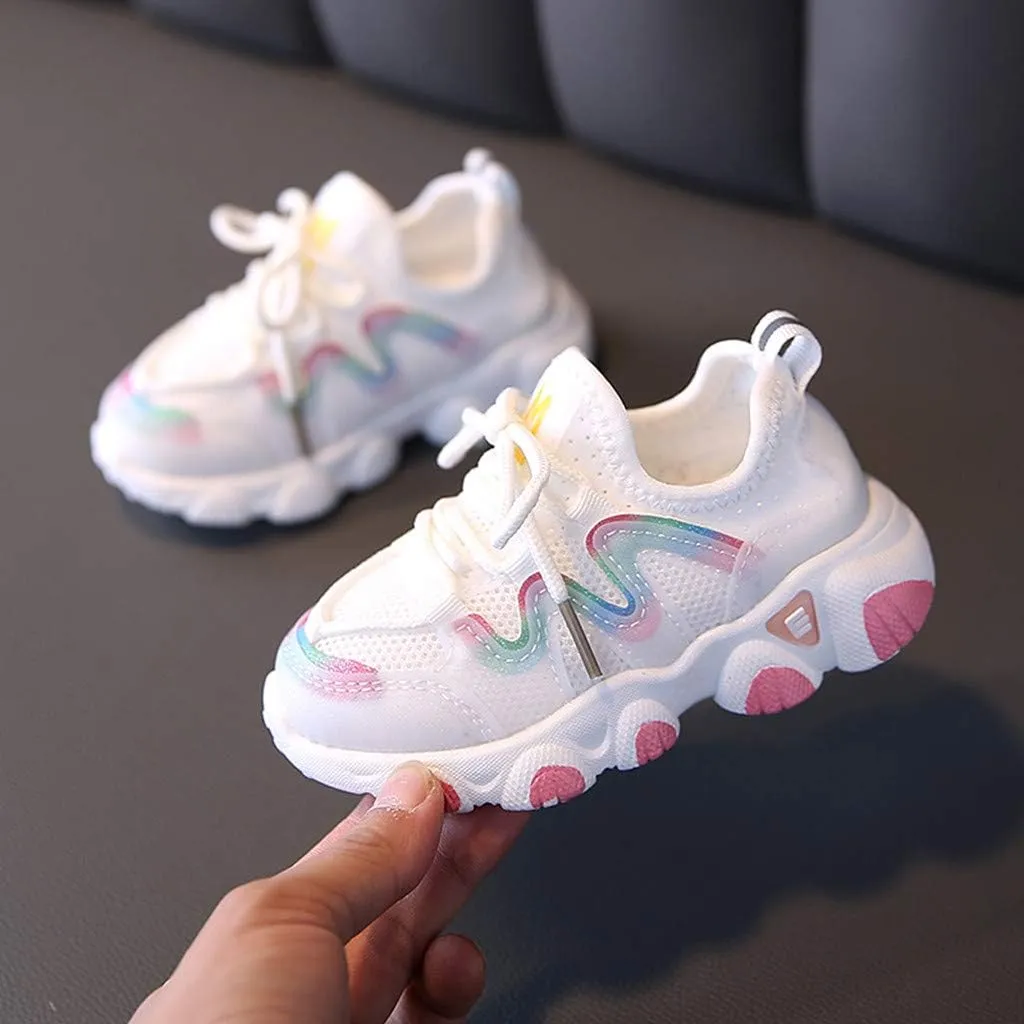 Baby Girl Walking Shoes Baby Soft Up Shoes Toddler Breathable Infant Kids Girls Lace Mesh Baby Shoes Toddler Shoes Boy