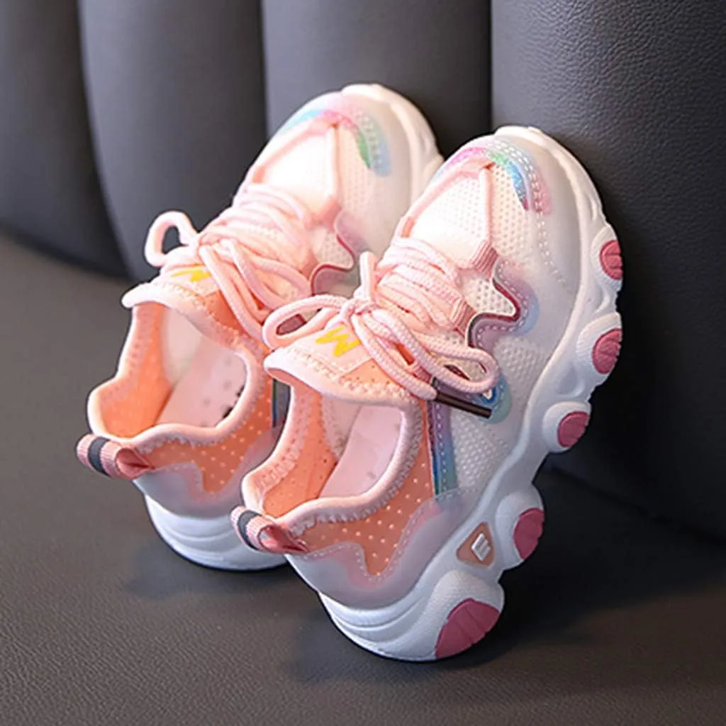 Baby Girl Walking Shoes Baby Soft Up Shoes Toddler Breathable Infant Kids Girls Lace Mesh Baby Shoes Toddler Shoes Boy