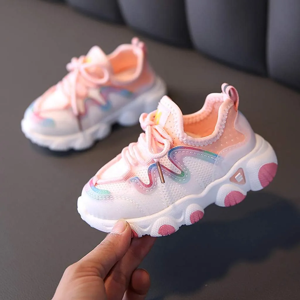 Baby Girl Walking Shoes Baby Soft Up Shoes Toddler Breathable Infant Kids Girls Lace Mesh Baby Shoes Toddler Shoes Boy