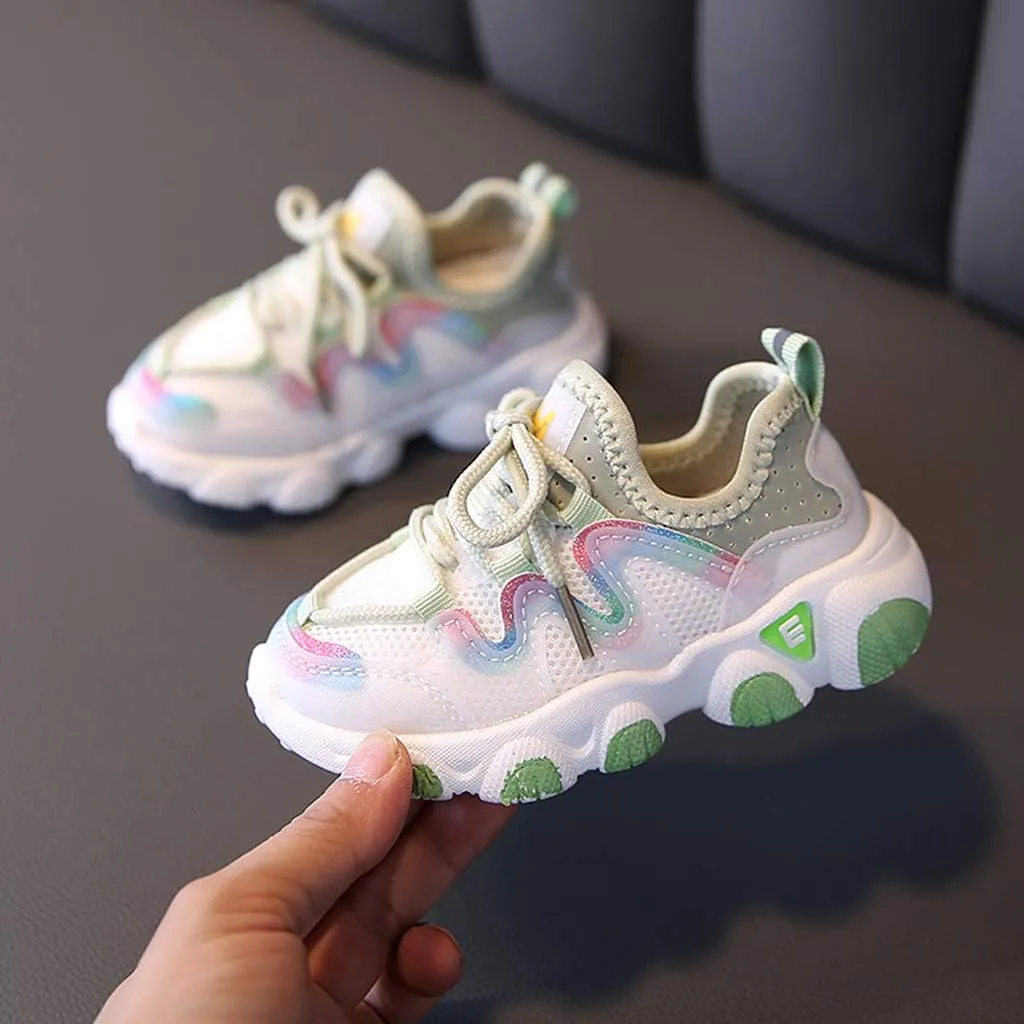Baby Girl Walking Shoes Baby Soft Up Shoes Toddler Breathable Infant Kids Girls Lace Mesh Baby Shoes Toddler Shoes Boy