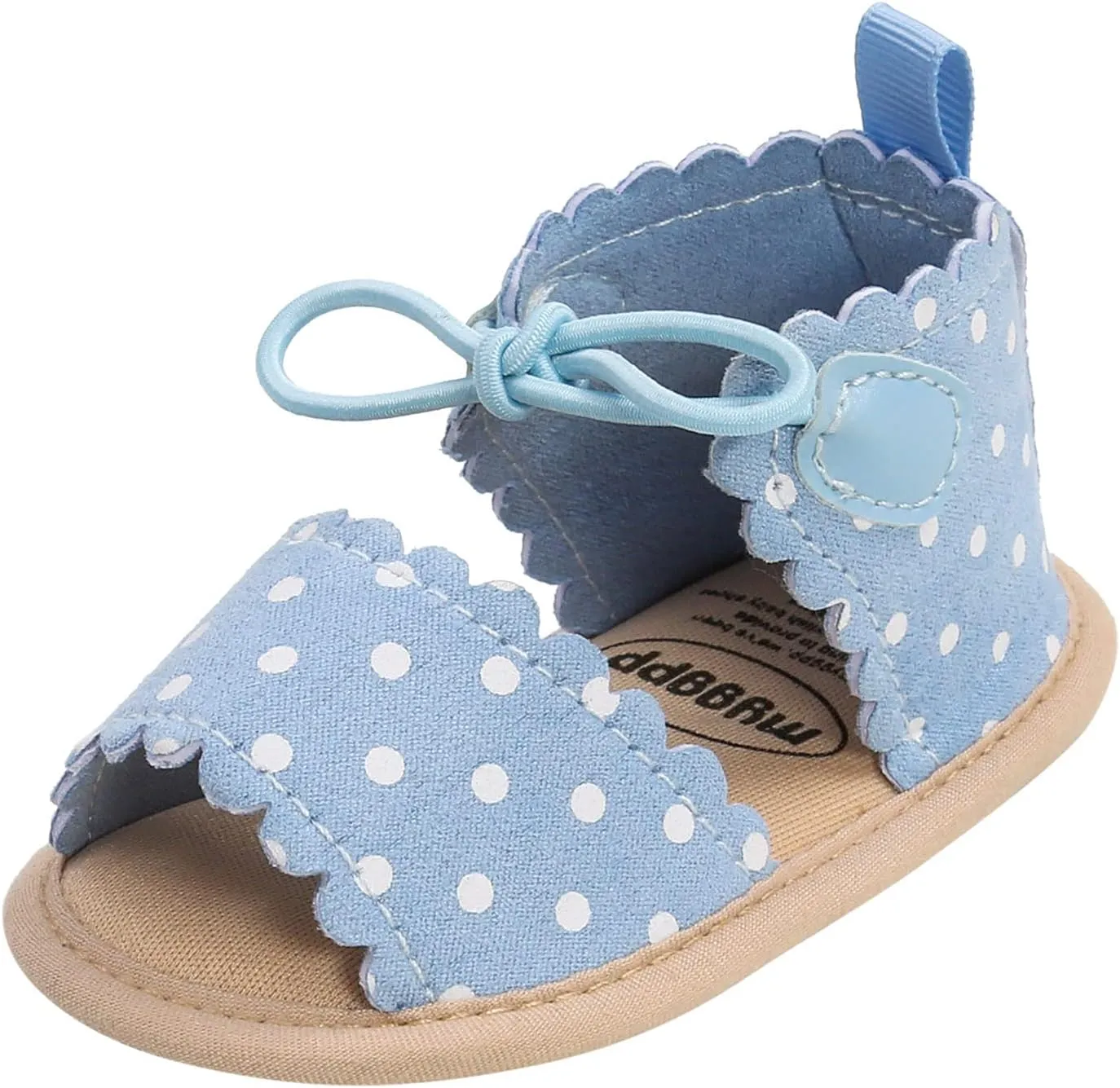 Baby Girls Boys Sandals Infant Toddler High Top Shoes Lightweight Anti-Slip Soft Sole Flat Shoes (Blue, 12-18 Months)