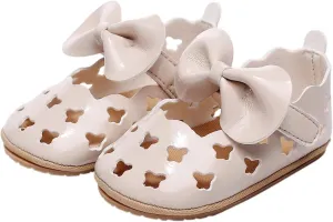 Baby Girls Boys Sandals Infant Toddler Shoes Anti-Slip Soft Sole Breathable Flat Shoes Casual Summer (Beige, 6 Toddler)