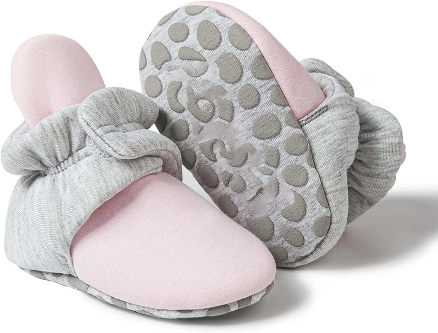 Baby Girls Boys Shoes Socks Solid Color Knitted Plush Soft Sole Anti-Slip Warm Winter Indoor Outdoor Casual Shoes