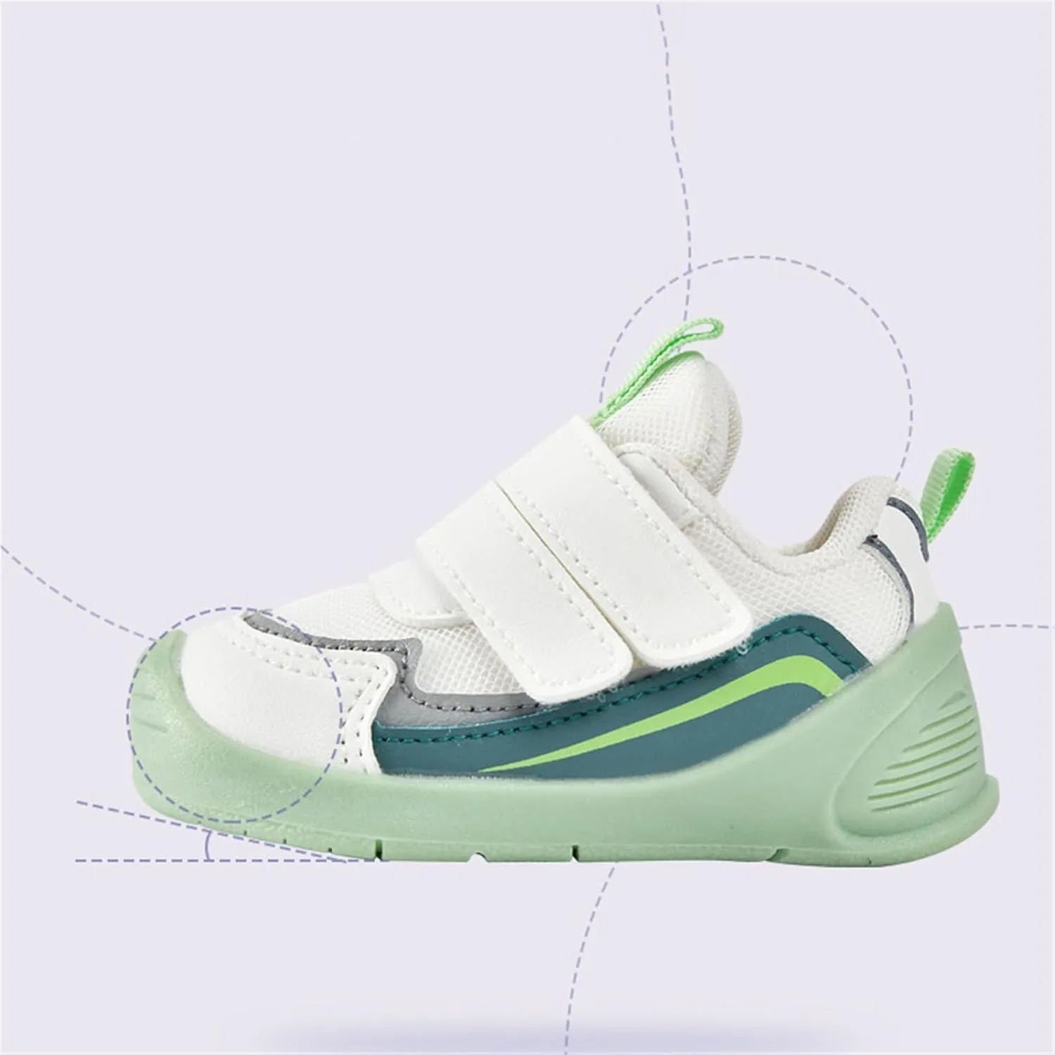 Baby Girls Boys' Sports Shoes Autumn Soft Sole Anti Kick Through Shoes Lightweight Walking Fancy Toddler Girl Shoes