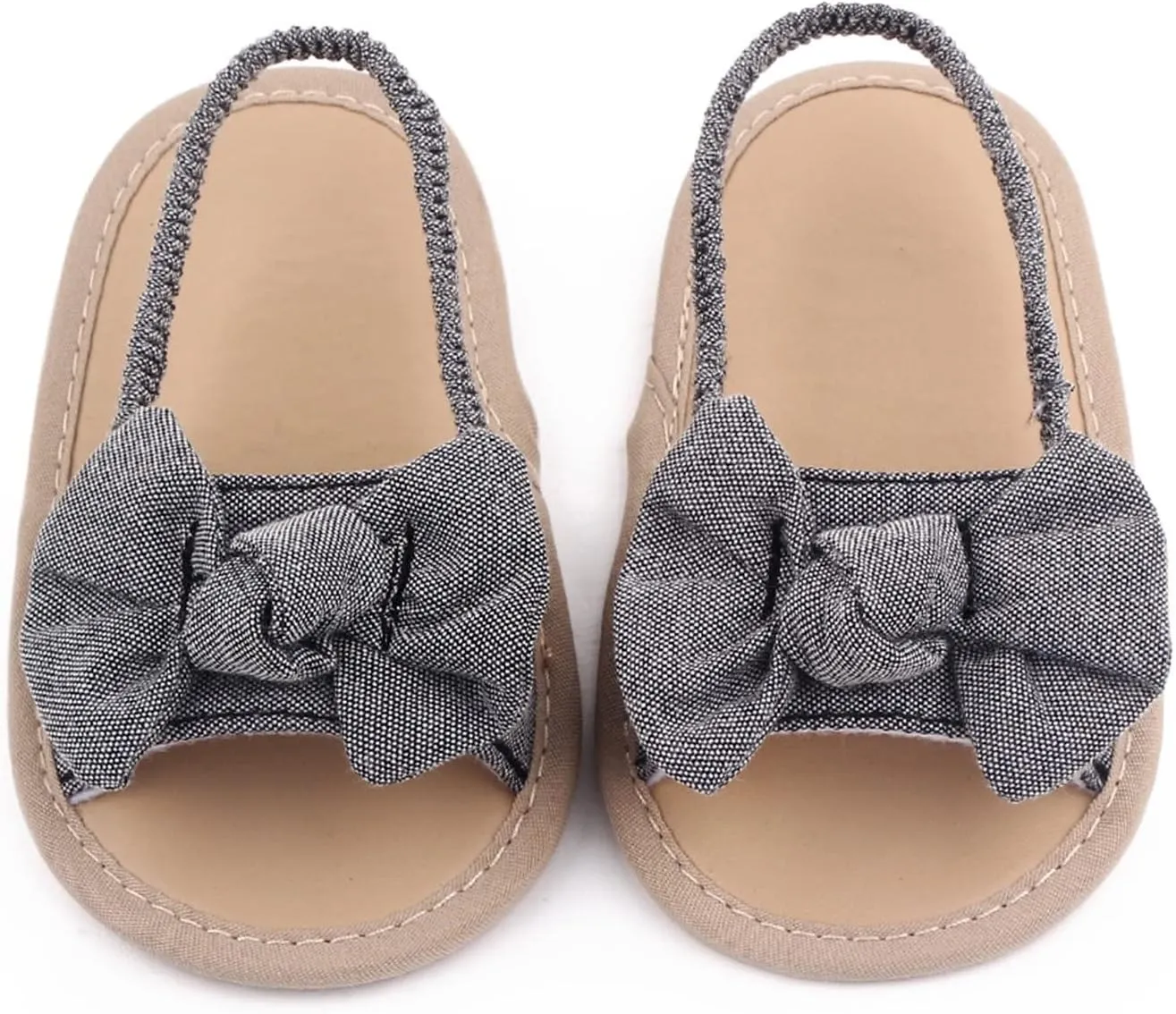 Baby Girls Butterfly Rome Sandals Summer Shoes Infant First Walking Slipper Shoes Non-Slip Beach Sandals