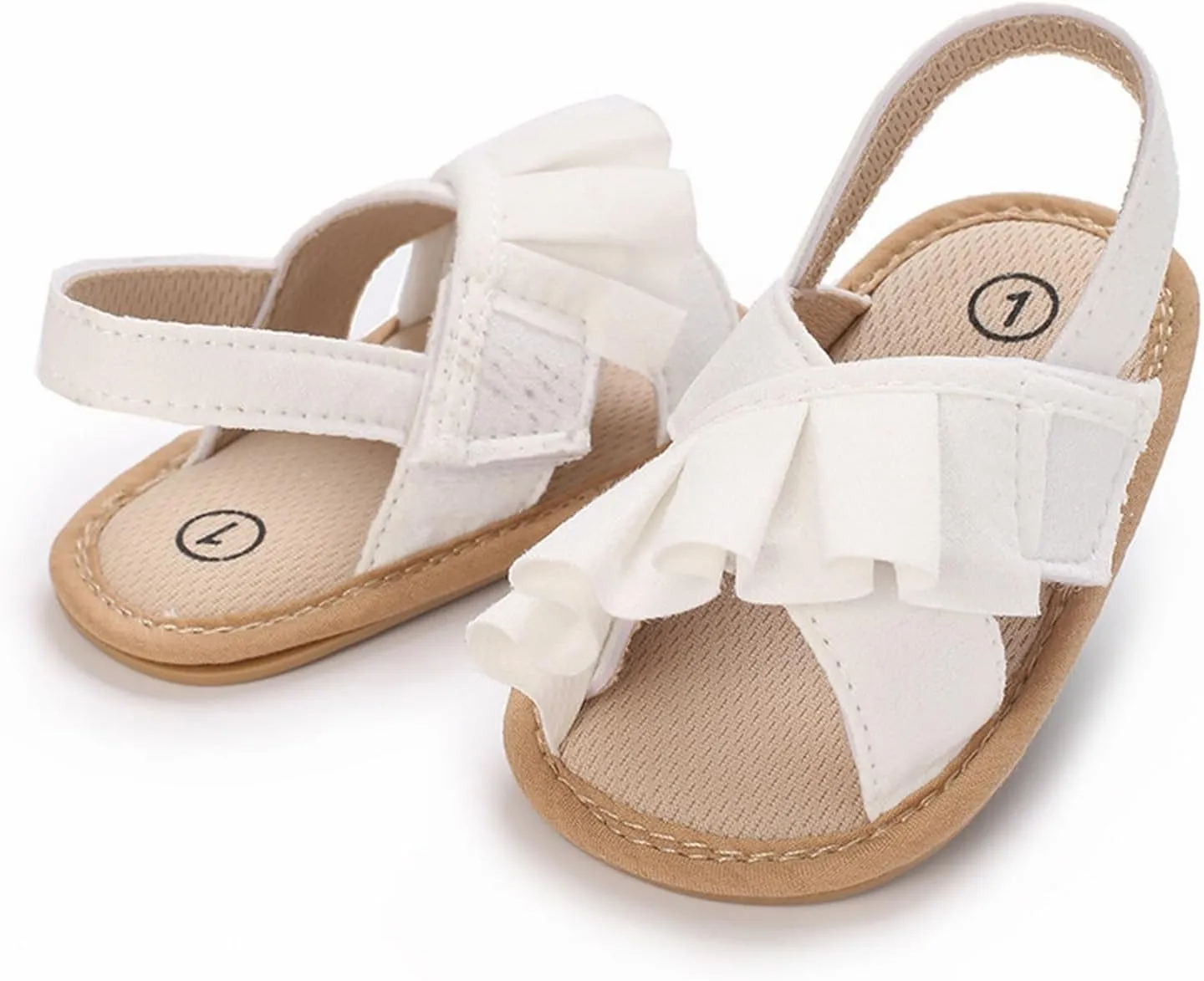 Baby Girls Sandals Soft Sole Infant Indoor Slippers Open Toe Comfort Toddler Summer Princess Shoes 6 9 12 Months
