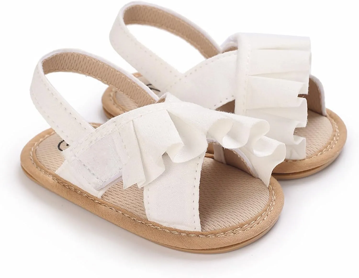 Baby Girls Sandals Soft Sole Infant Indoor Slippers Open Toe Comfort Toddler Summer Princess Shoes 6 9 12 Months