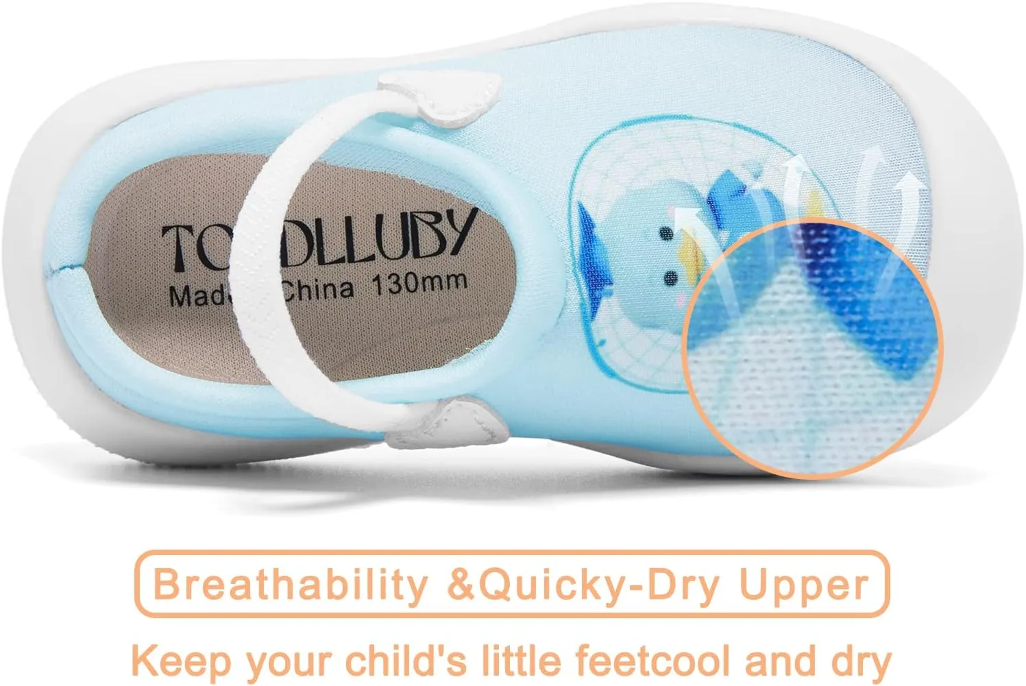 Baby Girls Water Shoes Barefoot Sandals Walking Slippers Shoes Aqua Socks Summer Beach Swim Pool Shoes Breathable Slip On Quick-Dry Non-Slip Crib Shoe