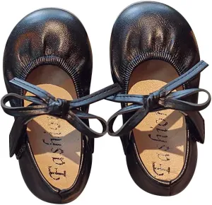 Baby Infant Shoes Boy Girl Sandals First Walkers Shoes Non-Slip Rubber Soft Sole Flat Shoes Summer (Black, 6.5 Infant)