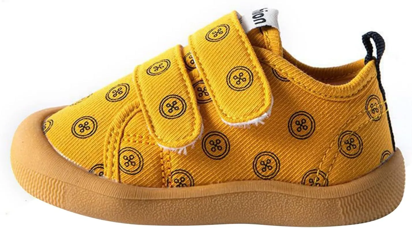Baby Leopard Platform Canvas Shoes Unisex Boys Girls First Walking Shoes, Infant Non Slip Soft Sole Casual Sneaker