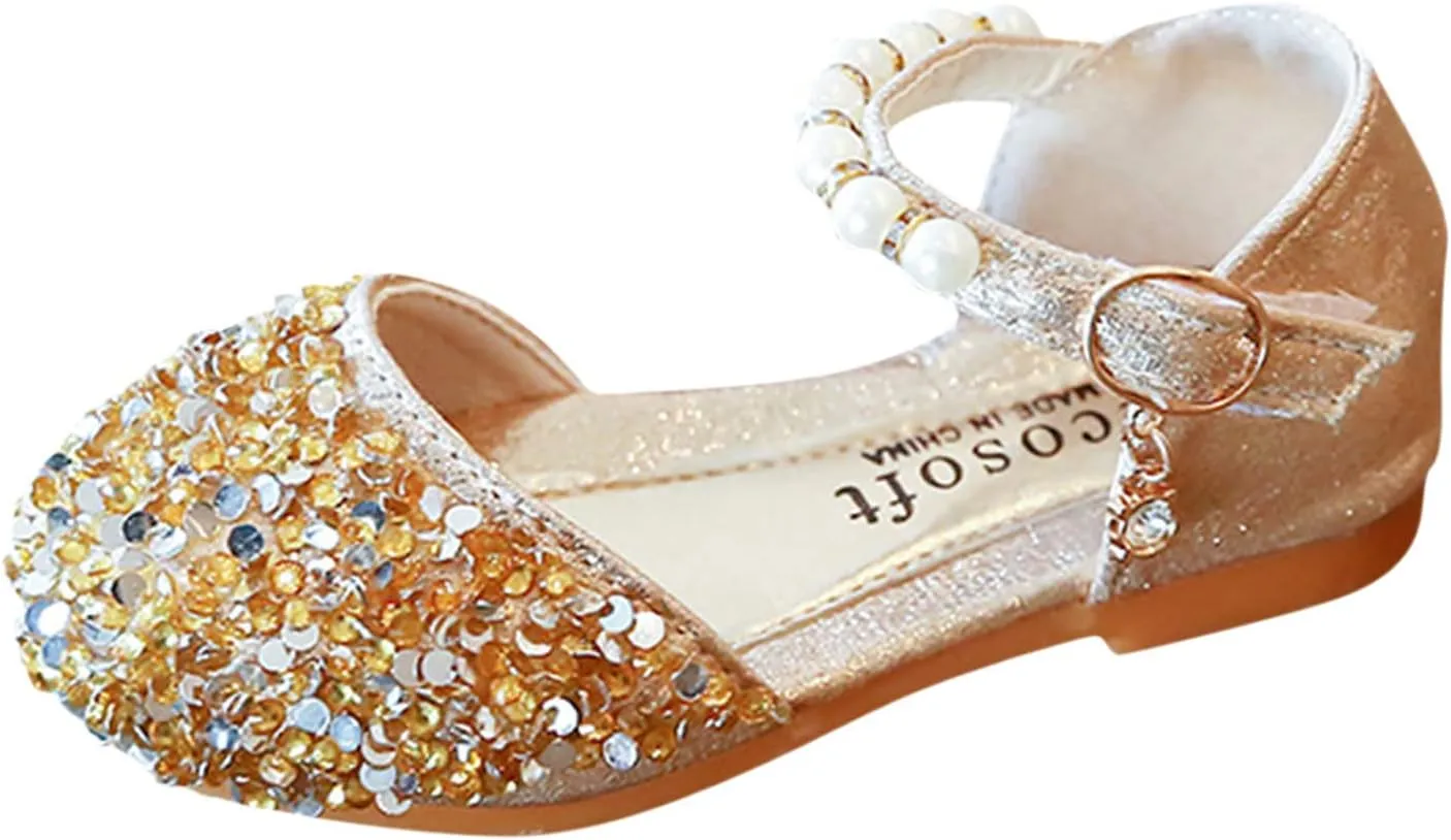 Baby Princess Sandals 2024 Fashion Shoes Bowknot Kids Shoes Single Baby Girls Bling Sandals Crystal Pearl Sandals