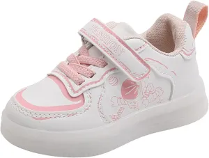 Baby Shoes Children Shoes LED Lighting Casual Shoes Boys Girls Students White Cute Soft Sole Sport 9t Girls Shoes
