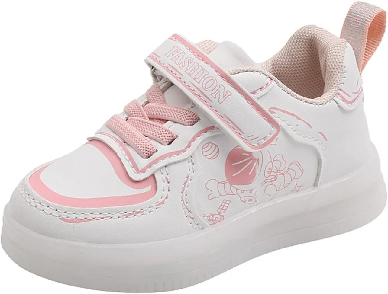 Baby Shoes Children Shoes LED Lighting Casual Shoes Boys Girls Students White Cute Soft Sole Sport 9t Girls Shoes
