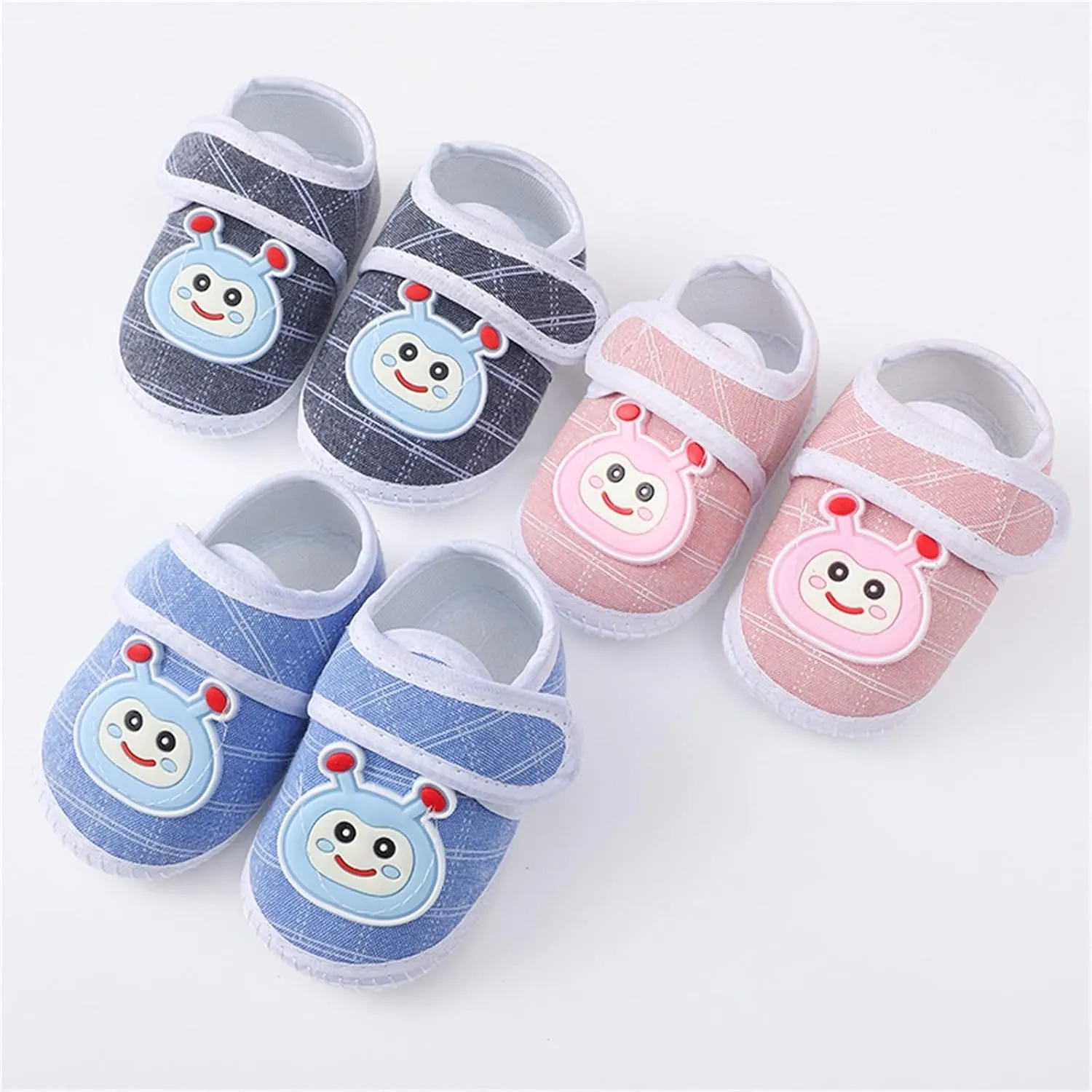 Baby Shoes Fashion Soft Sole Toddler Dress Cute Print Princess Shoes Toddler Shoes Cute Slip on Shoes for Girls (Pink, 4 Infant)