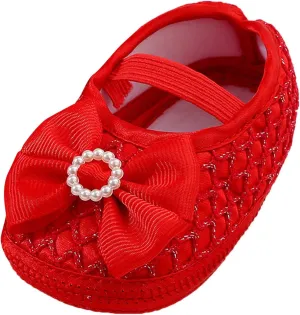 Baby Shoes Fashion Soft Sole Toddler Shoes Pearl Dress Flower Princess Shoes Toddler Shoes 6 Toddler Shoes