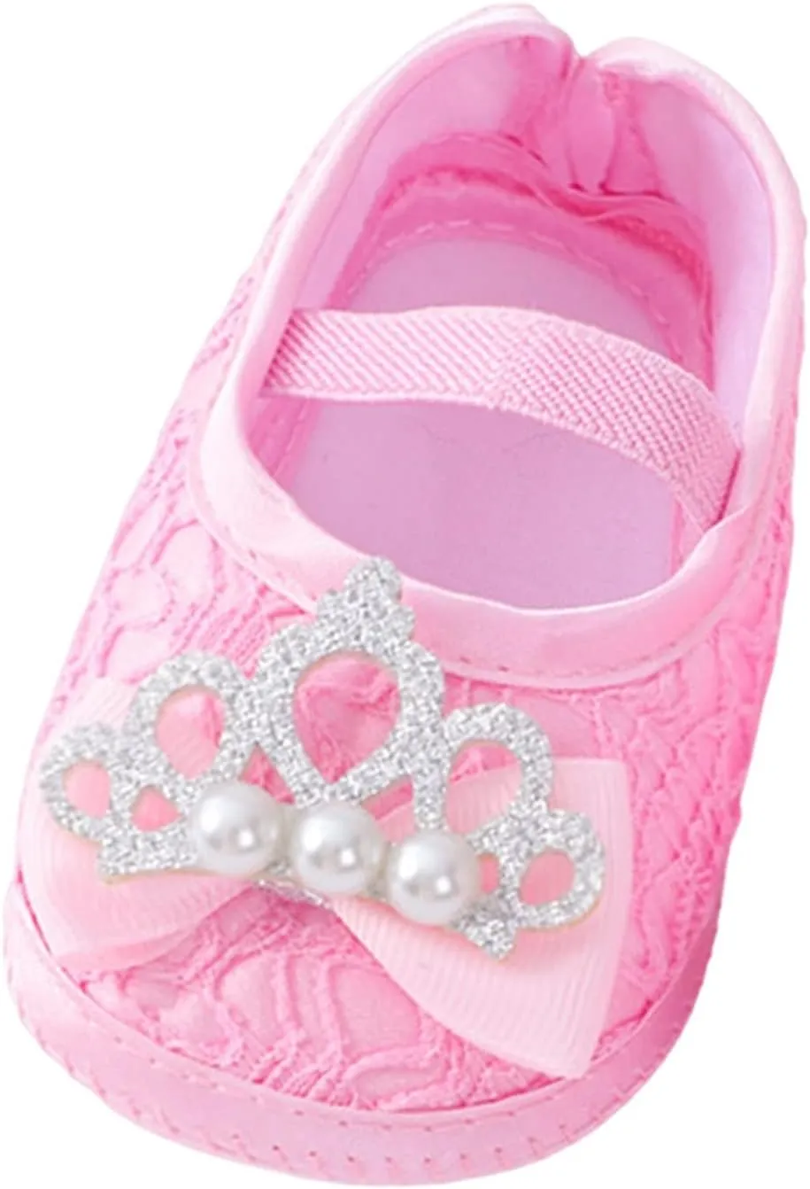 Baby Shoes Fashion Soft Sole Toddler Shoes Pearl Dress Flower Princess Shoes Toddler Shoes Kids Furry Slippers