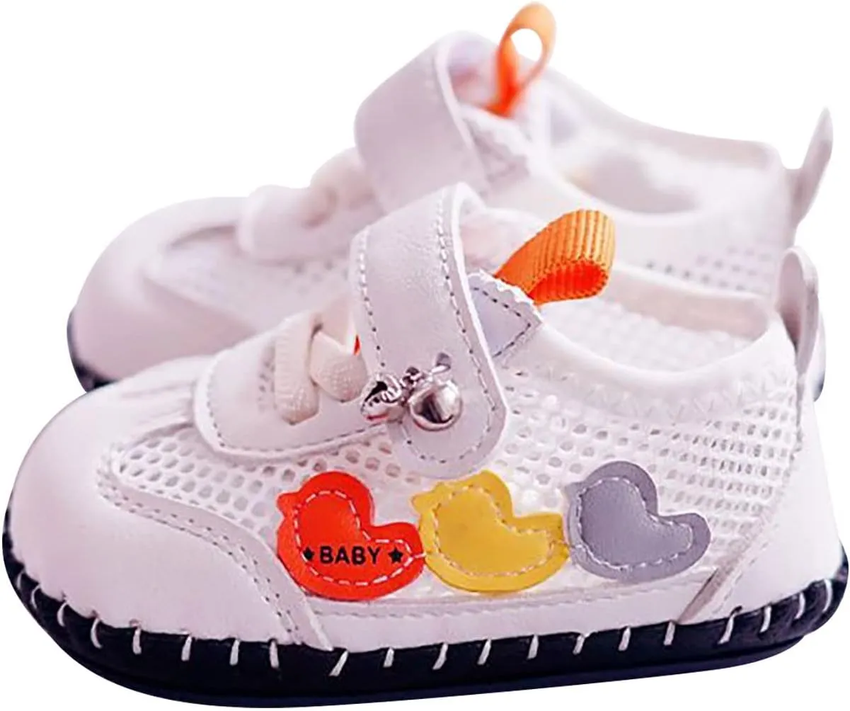 Baby Toddler Sandals Infant Girls Boys Shoes Mesh Outdoor First Walkers Soft Sole Flat Shoes Summer (Beige, 5 Infant)