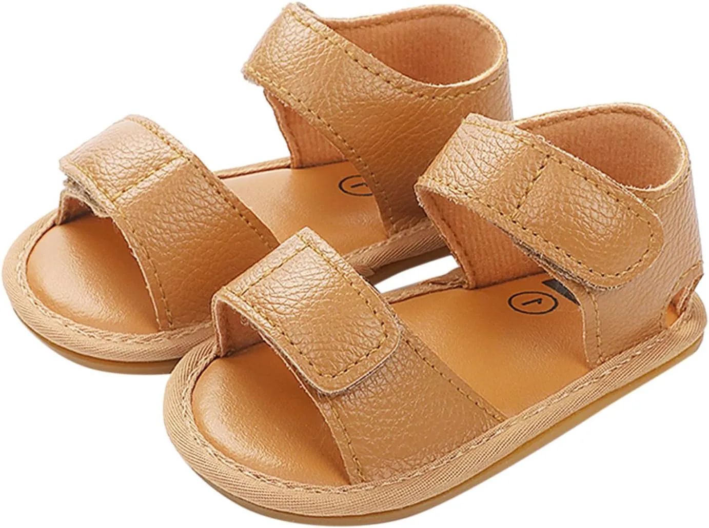 Baby Toddler Sandals Infant Girls Boys Shoes Prewalkers Athletic Soft Sole Flat Shoes Casual Summer (Coffee, 4 Infant)