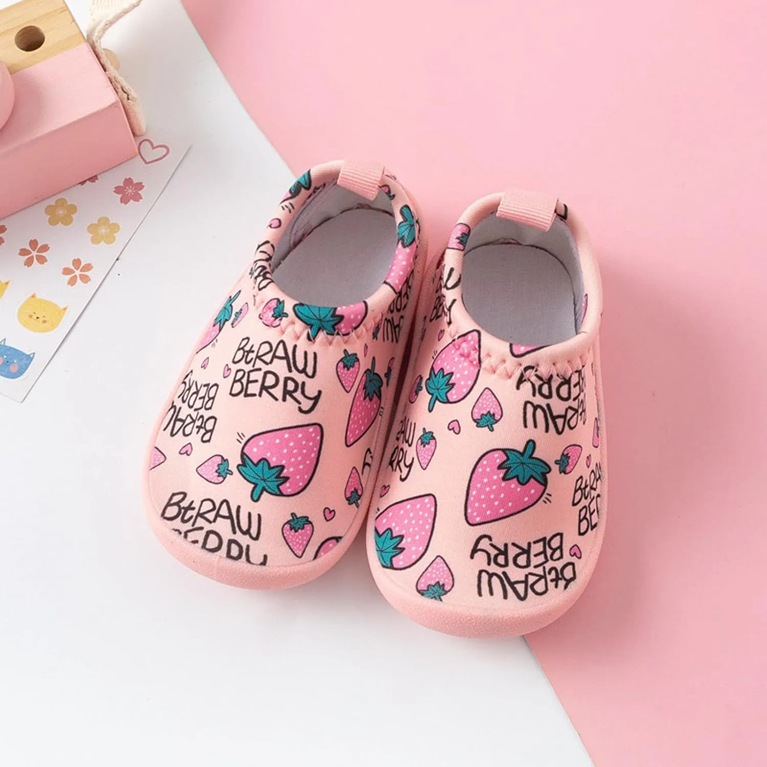 Baby Toddler Shoes Soft Soles Ultra Light Soles Cloth Shoes for Children Young Children Cartoon Baby Girl Shoes Size 1