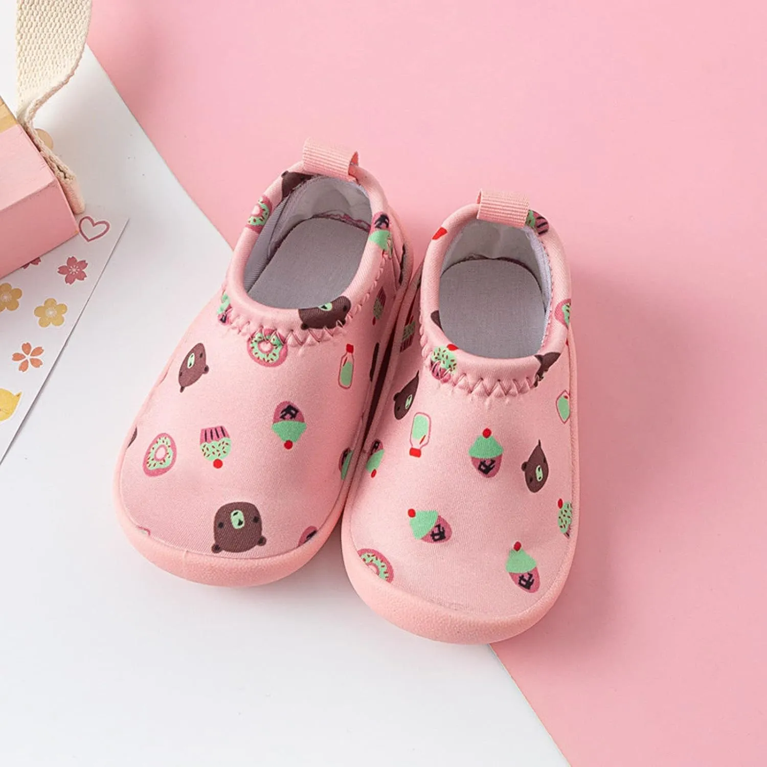 Baby Toddler Shoes Soft Soles Ultra Light Soles Cloth Shoes for Children Young Children Cartoon Baby Girl Shoes Size 1