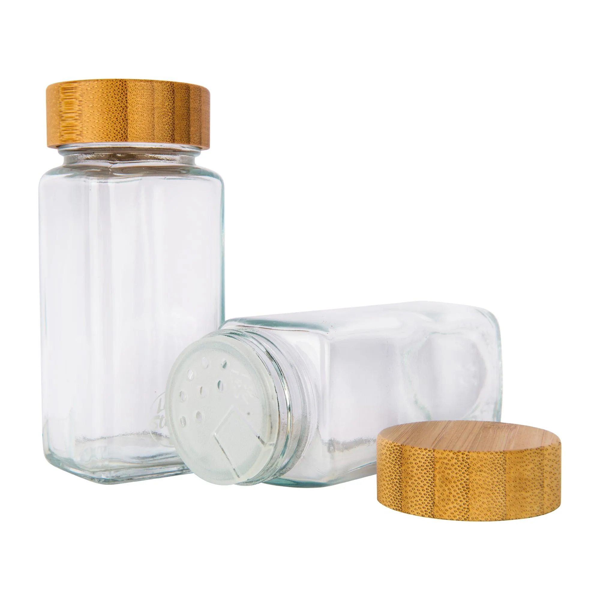 Bamboo Shaker Spice Jars - 125ml