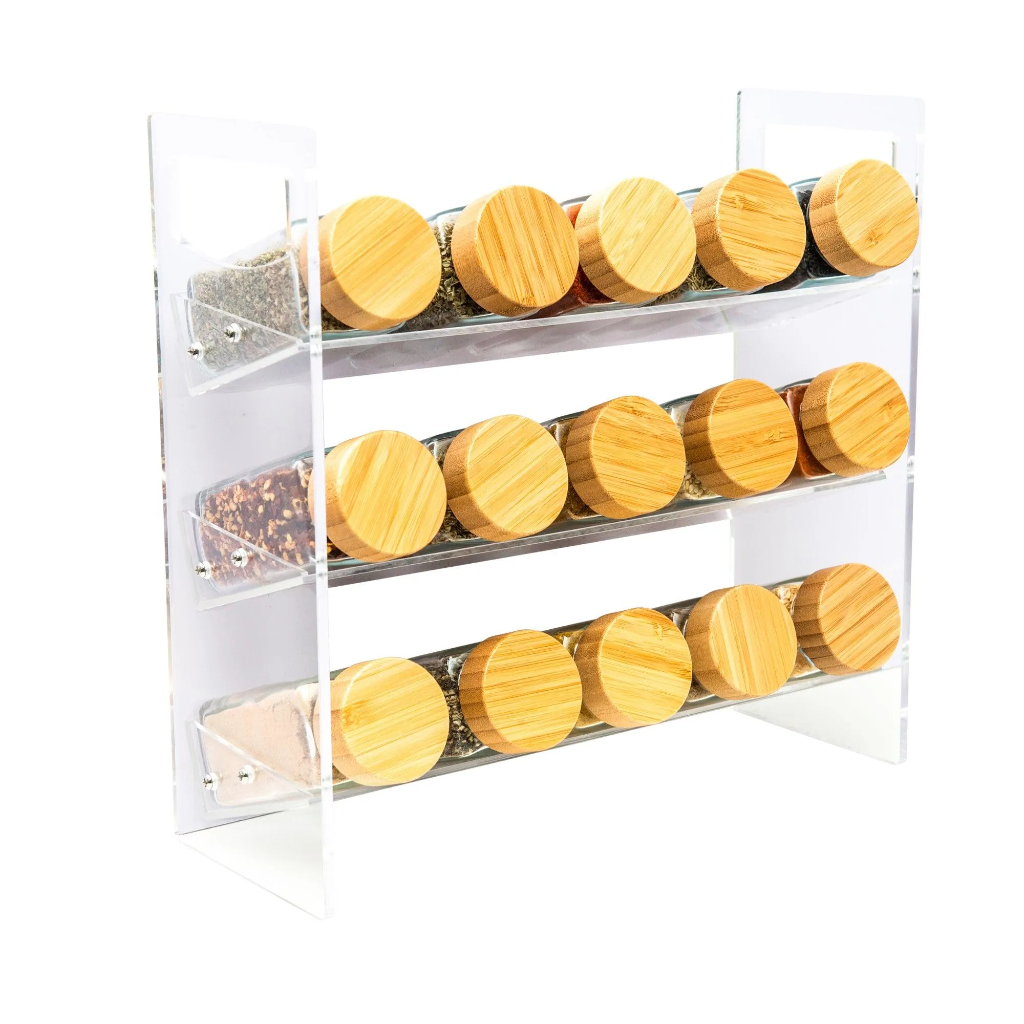 Bamboo Shaker Spice Jars - 125ml