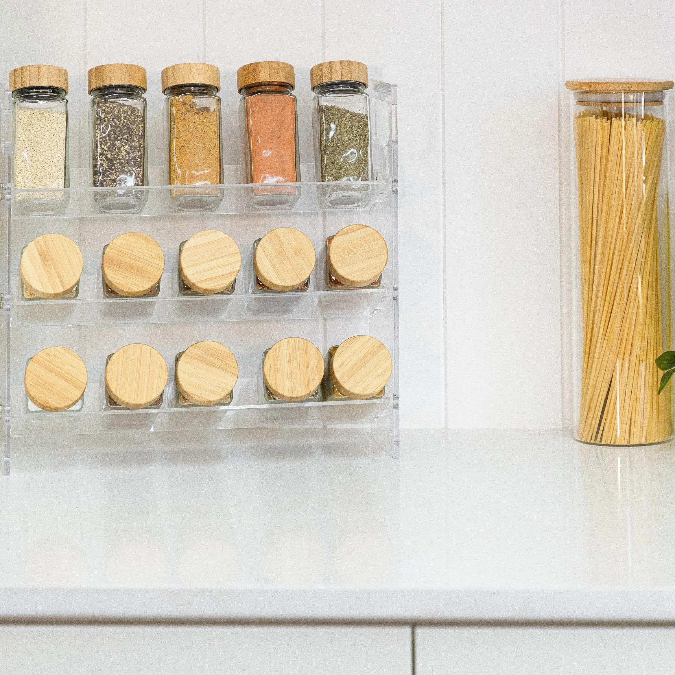 Bamboo Shaker Spice Jars - 125ml