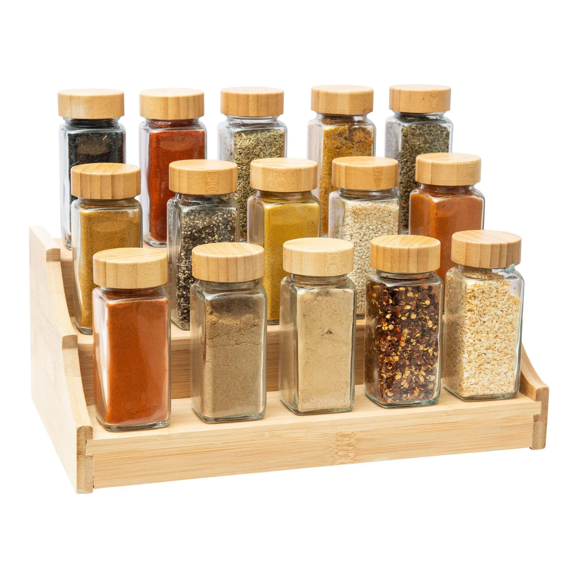 Bamboo Shaker Spice Jars - 125ml